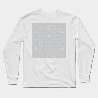 Geo Squares 2 Grey Long Sleeve T-Shirt